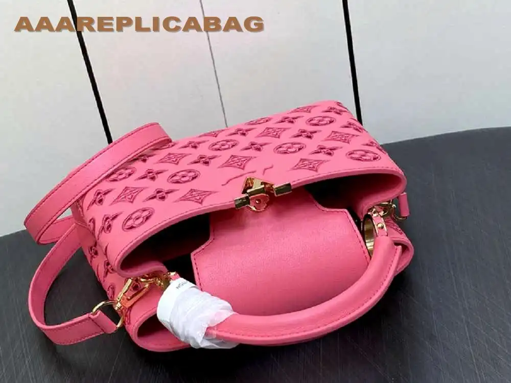 Replica Louis Vuitton AAA Top Quality Capucines BB Pink M22922 7